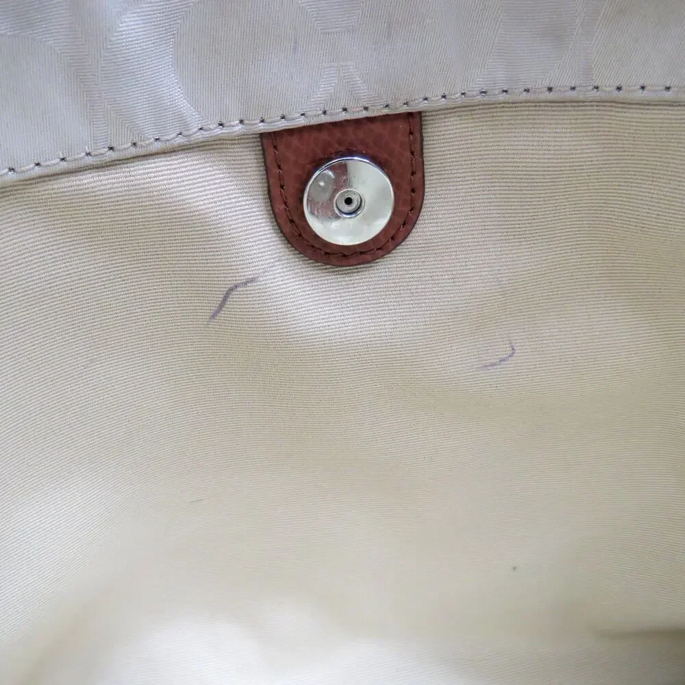 Coach Signature Cream Nylon Rectangle Crossbody Bag Handbag Style 35454